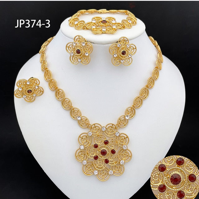 Fashion Jewelry Sets Gold Color