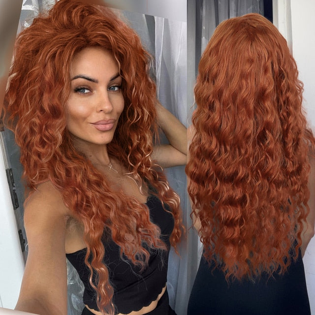 Synthetic Long Curly Hair Wig For Women