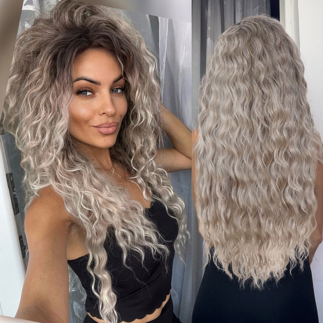 Synthetic Long Curly Hair Wig For Women