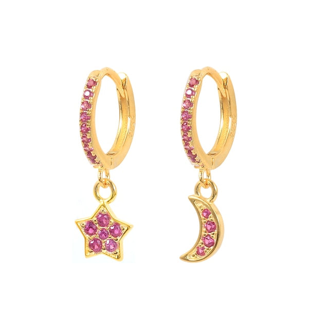 925 Sterling Silver Ear Buckle Small Hoop Earrings