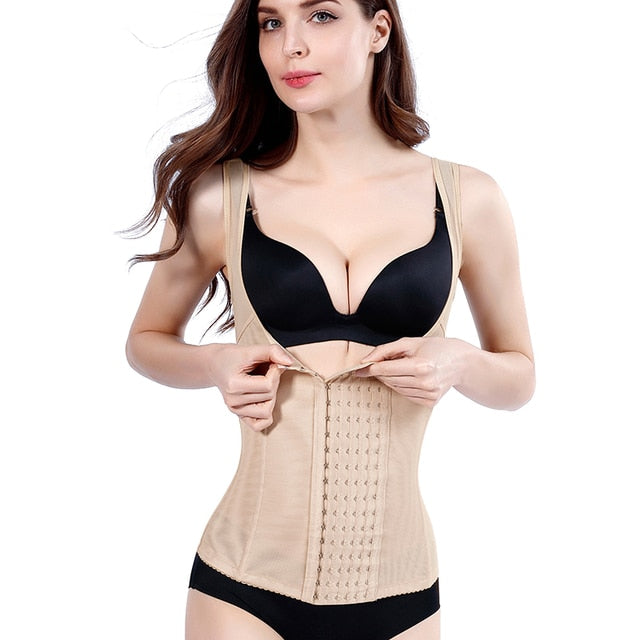 Waist Trainer Push Up Vest Corset Tummy Girdle Body Shaper