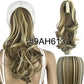 Synthetic Hair Wavy Claw Clip In Ponytail Hair Extension