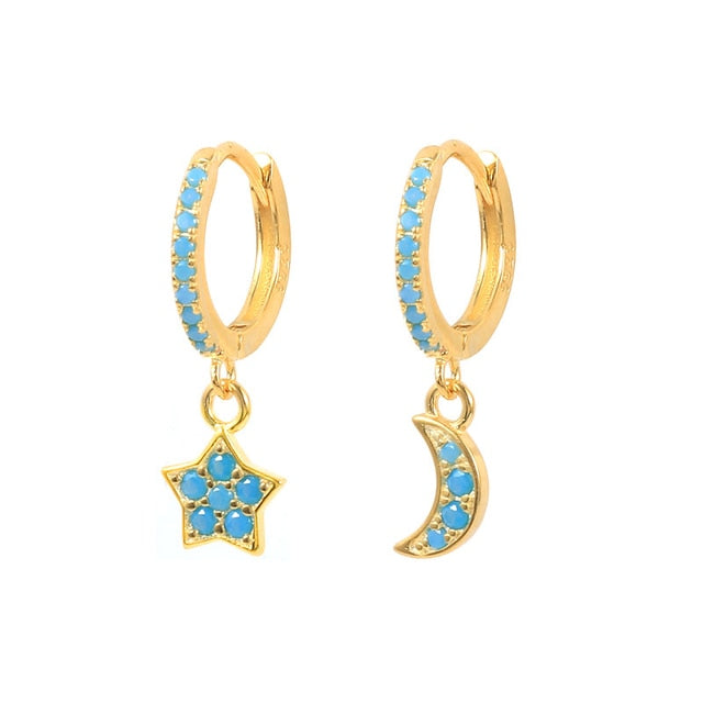 925 Sterling Silver Ear Buckle Small Hoop Earrings