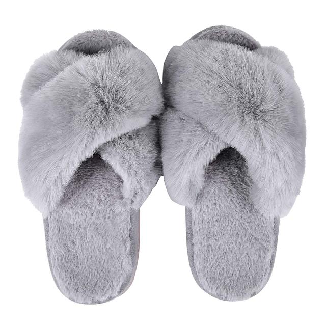 Fuzzy Slippers for Women