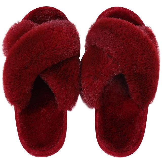 Fuzzy Slippers for Women