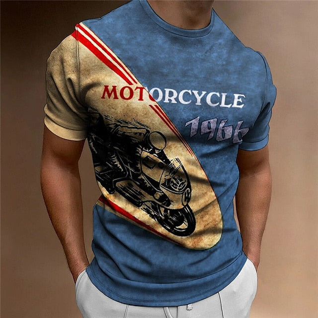 Vintage T-Shirt Top for Men