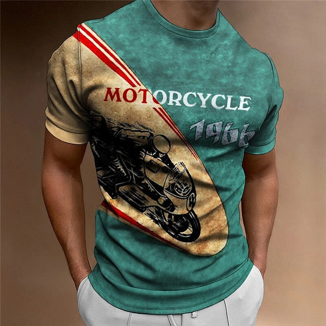 Vintage T-Shirt Top for Men