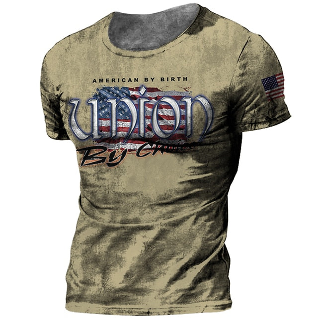 Vintage T-shirt Top for Men