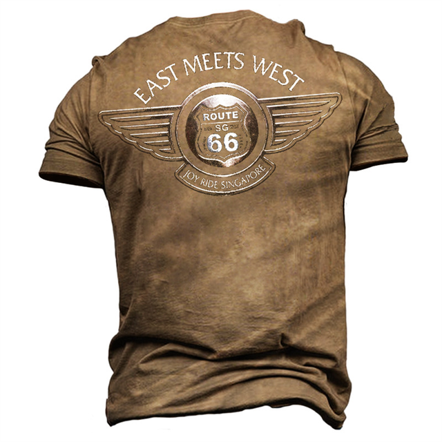 Vintage T-shirt Top for Men