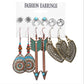 Vintage Ethnic Boho Earrings Set For Woman