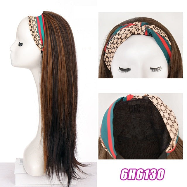 Synthetic Cute Headband Wig for Women