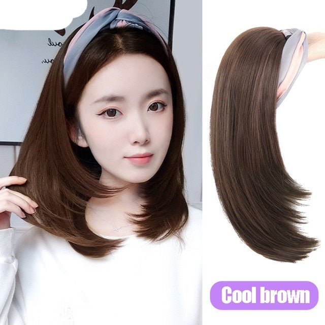 Synthetic Cute Headband Wig for Women