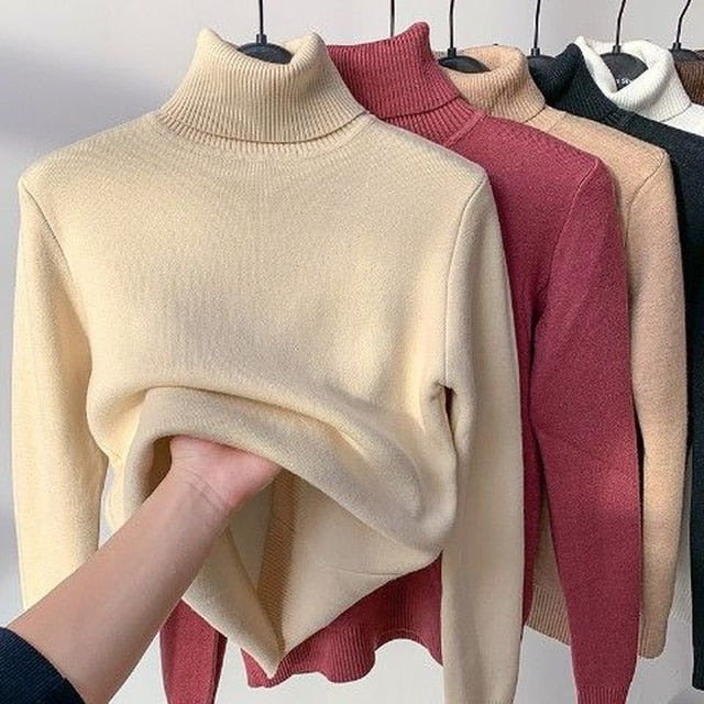 Turtle Neck Winter Sweater for Women