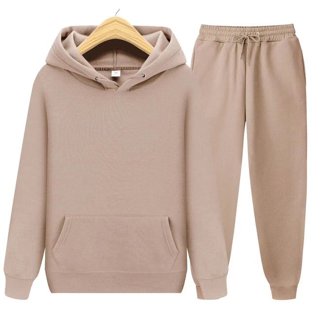 Oversized Trousers Suit Hoodie Sweatshirt and Pants Set