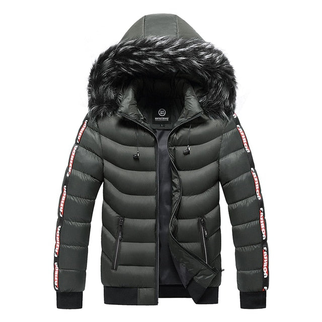 Hooded Puffer Jacket for Men