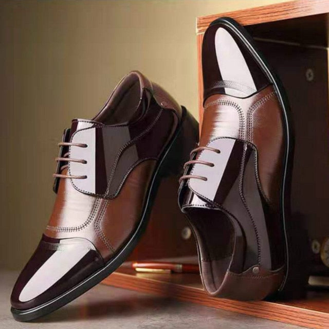 Oxford Breathable Leather Shoes Men