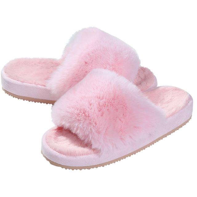 Fuzzy Slippers for Women