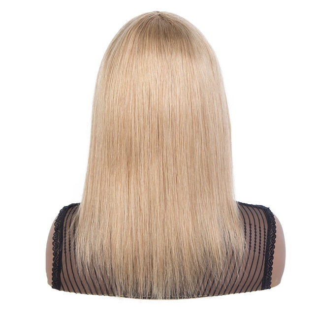 Straight Colored Human Hair Wig
