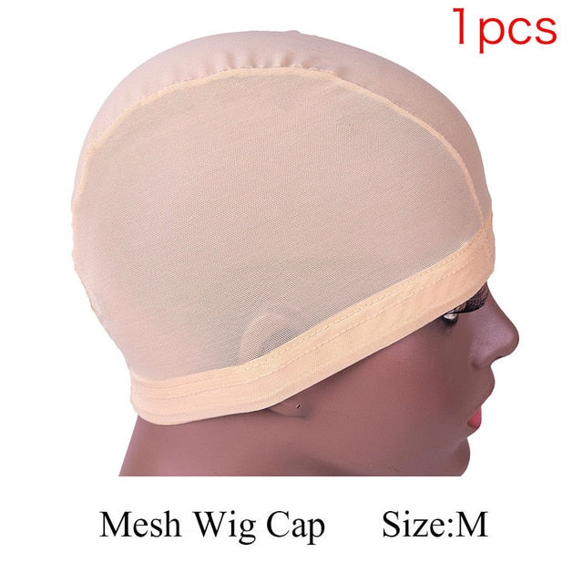 Hair Net Breathable Wig Cap Mesh With Wig Grip
