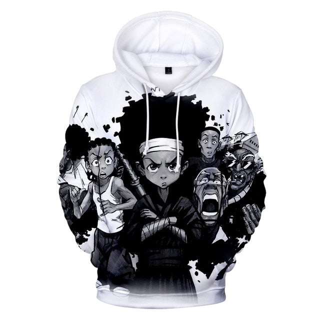 The Boondocks Hoodies Sweatshirt for Men