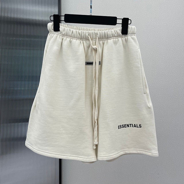Essentials Shorts Summer High Quality Street Hip Hop Sweatpants 100%Cotton