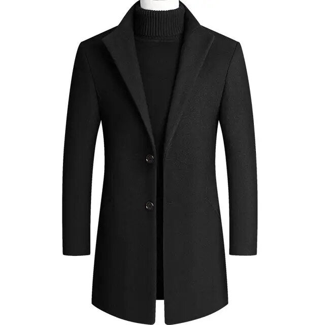 Long Woolen Coat