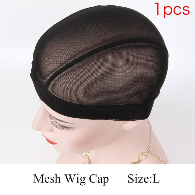 Hair Net Breathable Wig Cap Mesh With Wig Grip