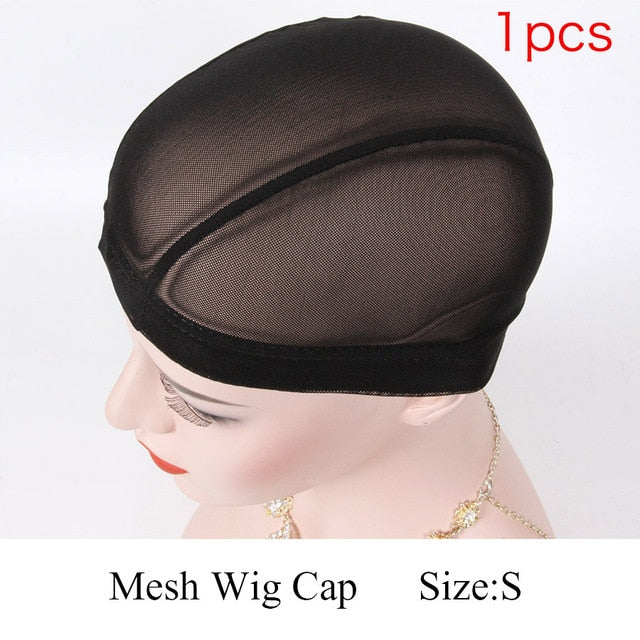 Hair Net Breathable Wig Cap Mesh With Wig Grip