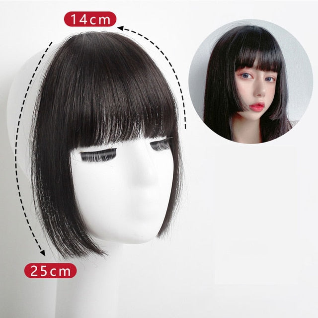 Clip In Bangs Hair Extension Wig
