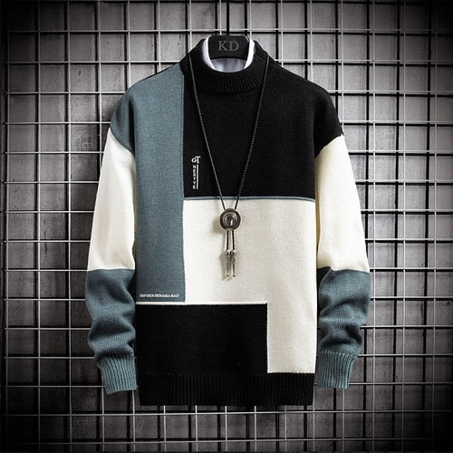 Sweater Round Collar Sweater