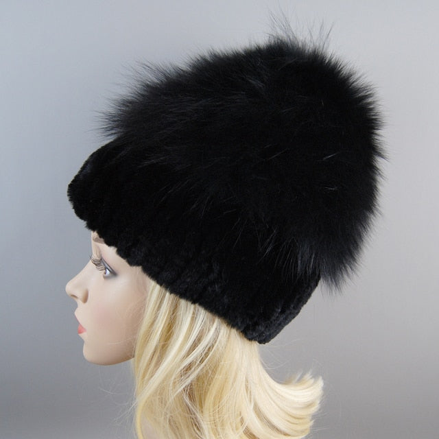Fur Warm Beanies Hat