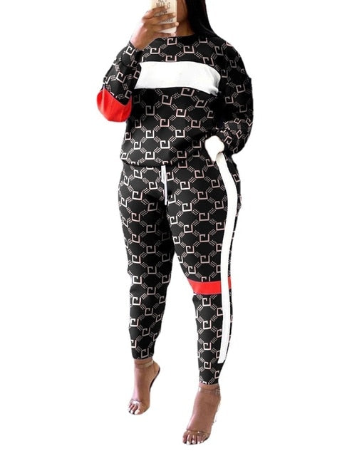 Tracksuit Long Sleeve and Pants- Two Piece Set