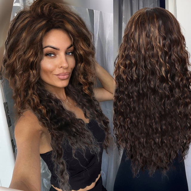 Synthetic Long Curly Hair Wig For Women