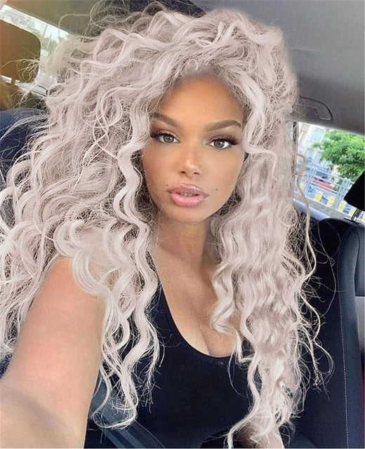 Waving Hair Long Curly Synthetic Wig