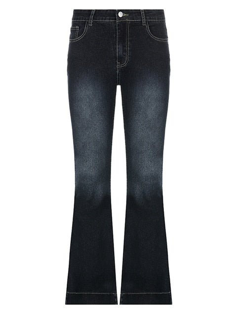 Low Waist Vintage Flare Jeans