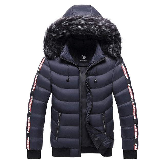 Hooded Puffer Jacket for Men