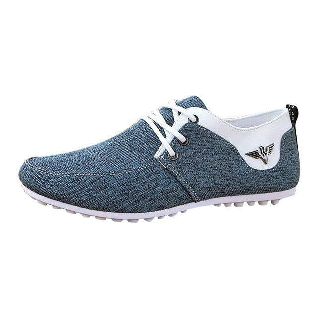 Lace-up Linen Cloth Breathable Casual Shoes