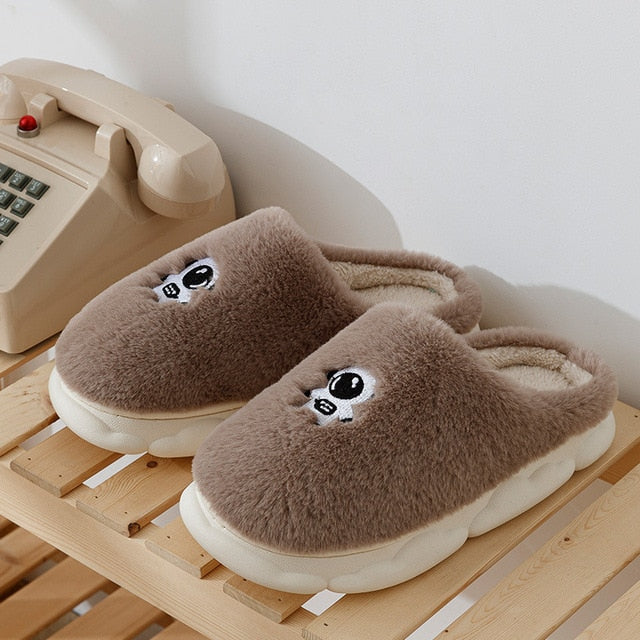 Winter Warm Fluffy Slippers for Women