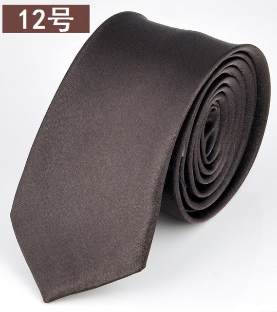 Plain Color Necktie for Men