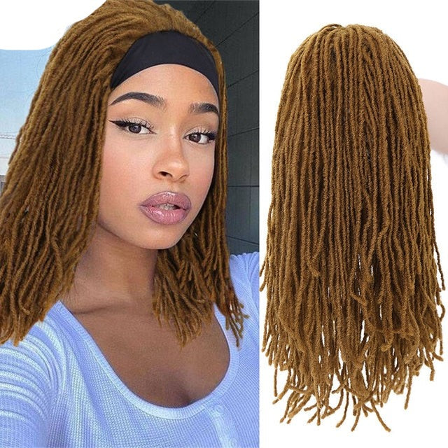 Long Headband Dreadlock Wig Synthetic hair