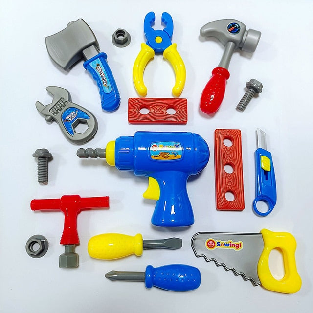 Safe Plastic Children Maintenance Repair Tools Set for Kids