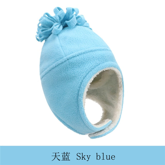 Thick Earflap Hat for Toddler Newborn