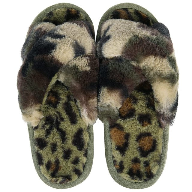Fuzzy Slippers for Women