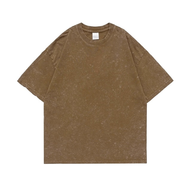 Washed T-Shirt Vintage Top