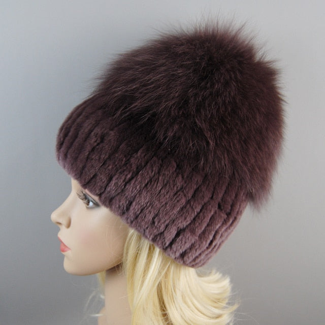 Fur Warm Beanies Hat
