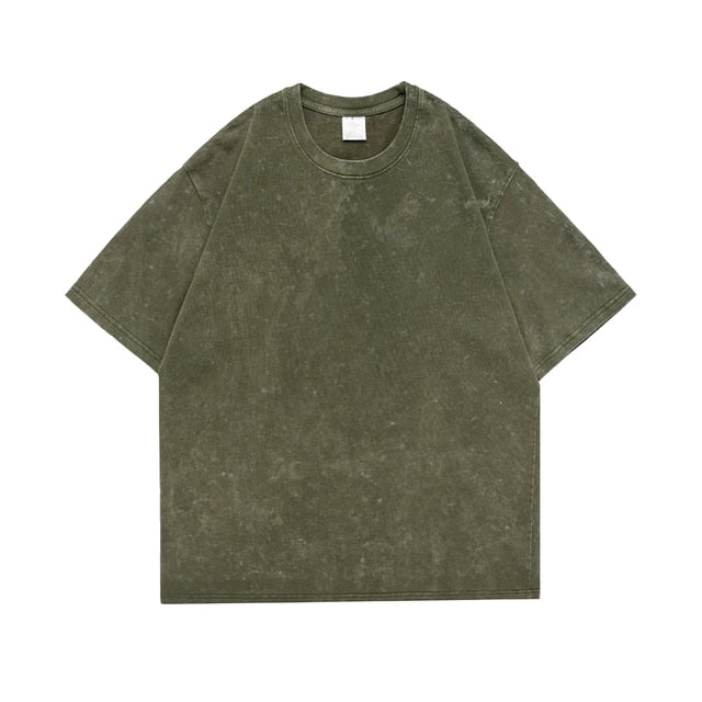Washed T-Shirt Vintage Top