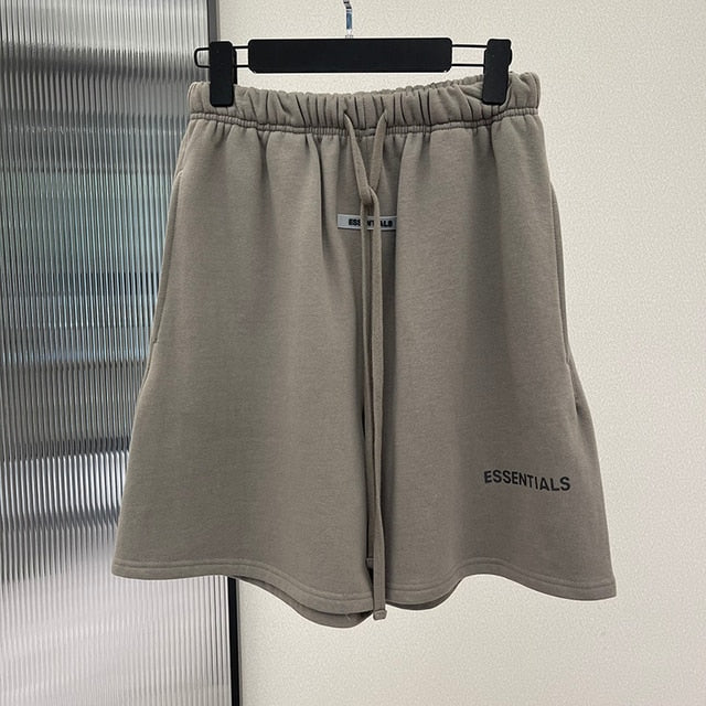 Essentials Shorts Summer High Quality Street Hip Hop Sweatpants 100%Cotton