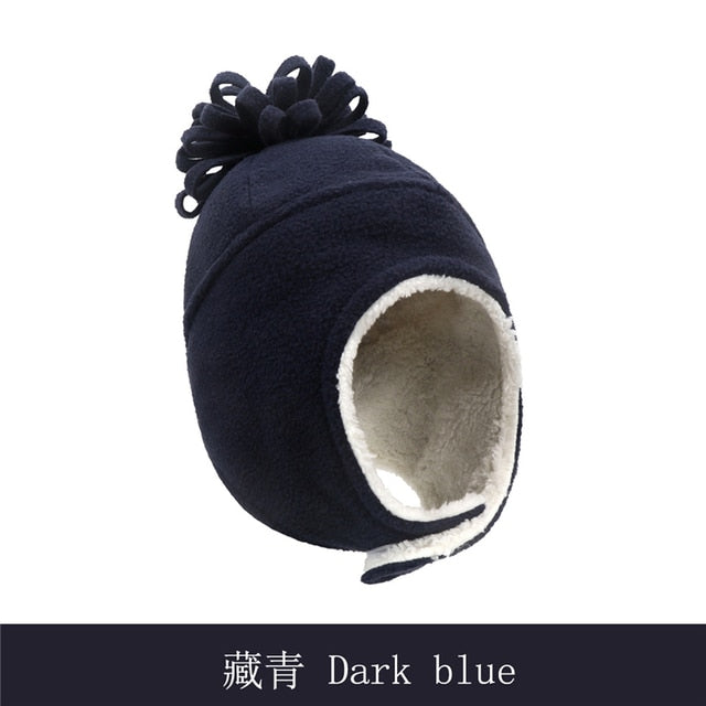 Thick Earflap Hat for Toddler Newborn
