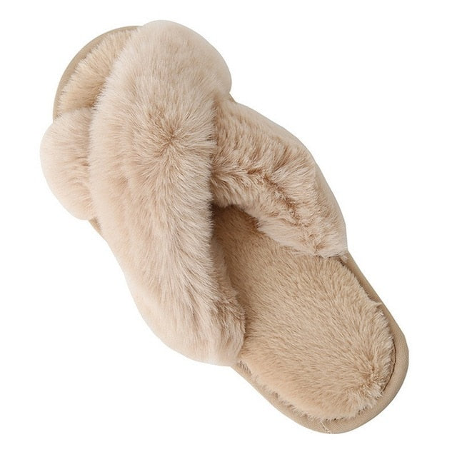 Fuzzy Slippers for Women
