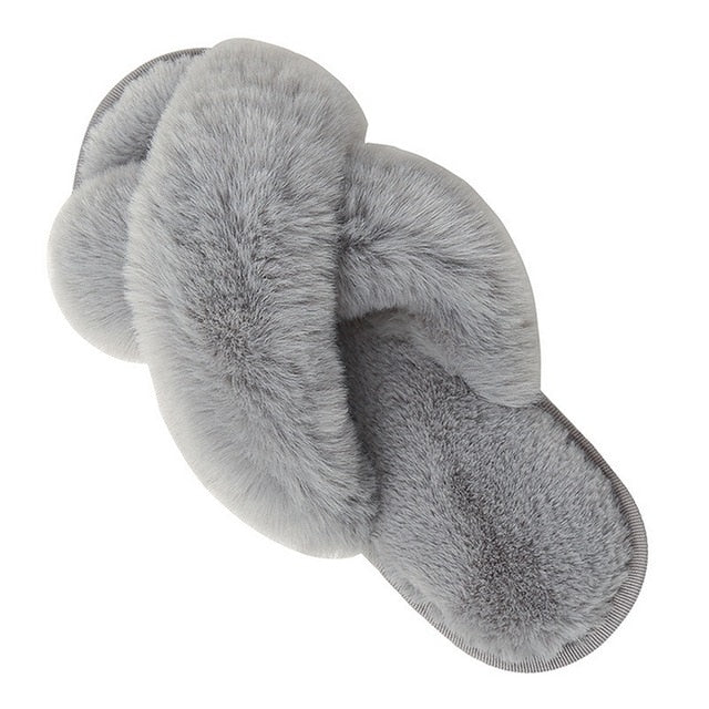 Fuzzy Slippers for Women
